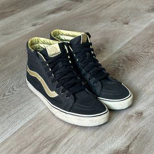 VANS SK8 HI Black/Gold Mens 11